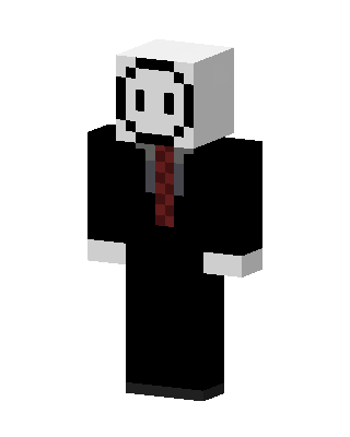 Suited Mask Man skin, 3D preview