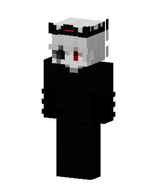 Black Crowned Villain skin, 3D preview