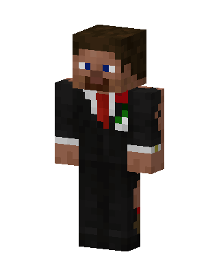 Suited Steve Minecraft skin