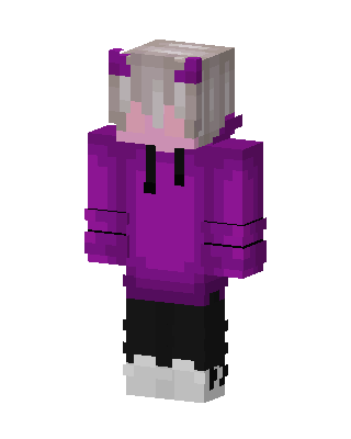 Purple Player Girl Minecraft skin