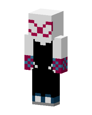 Spider-Gwen skin, 3D preview