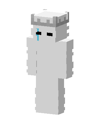 Tearful Ghost King skin, 3D preview
