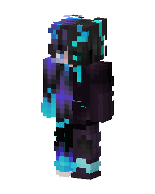 Neon Void Hoodie skin, 3D preview