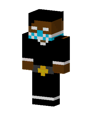 Gold Cross Priest skin, 3D preview