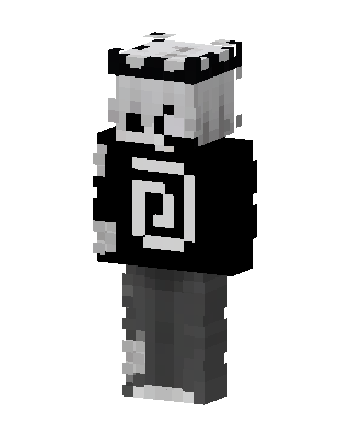Monochrome Spiral skin, 3D preview