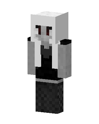 Monochrome Hoodie Minecraft skin