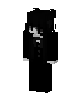 Monochrome Gentleman Minecraft ninja skin