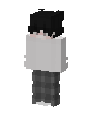Plaid Pants Boy skin, 3D preview
