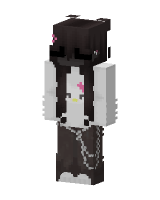 Black Anime Girl Minecraft skin