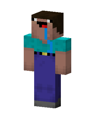 Derp Steve Minecraft skin