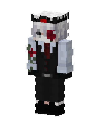 Black Villain Boy skin, 3D preview