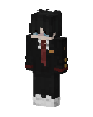 Black Student Boy Minecraft black skin