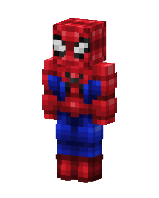 Spider-Man skin, 3D preview