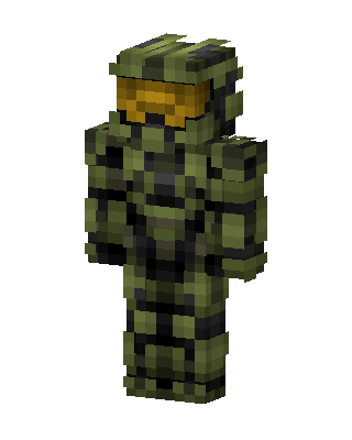 Master Chief skin, 3D preview