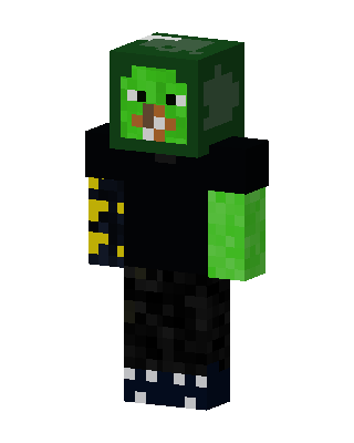 Black Villain Minecraft mob skin