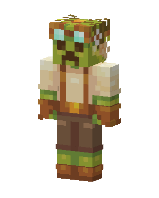 Mossy Creeper Explorer Minecraft skin