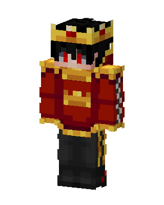 Crimson Crowned King skin, 3D preview