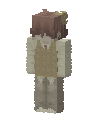 Brown Knight Girl Minecraft knight skin