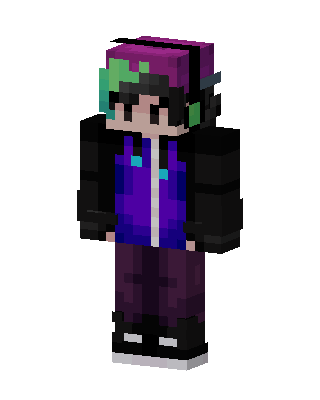 Neon Headphones Minecraft skin