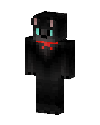 Black Cat Minecraft skin