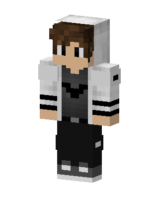 Hoodie Boy skin, 3D preview