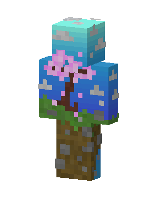 Blue Cutie skin, 3D preview