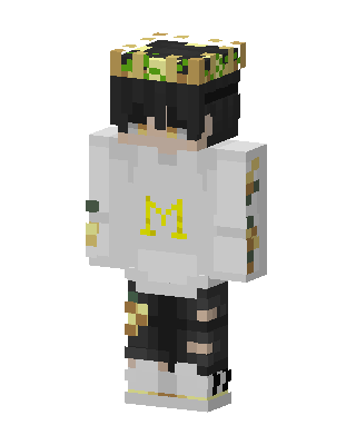 Vine Crown Boy skin, 3D preview