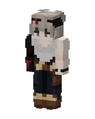 Silver Wanderer skin, 3D preview