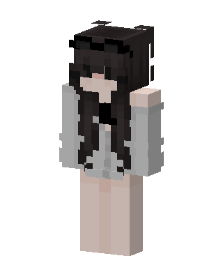Soft Goth Girl skin, 3D preview
