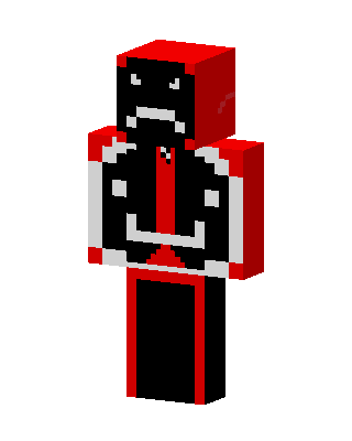 Black Fighter Boy skin, 3D preview