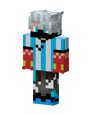 Albiceleste Striker skin, 3D preview