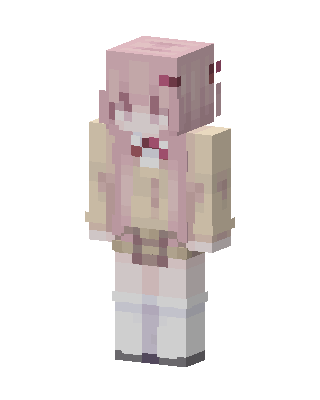 Strawberry Milk skin, 3D preview