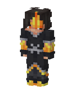 Flame Knight Minecraft skin