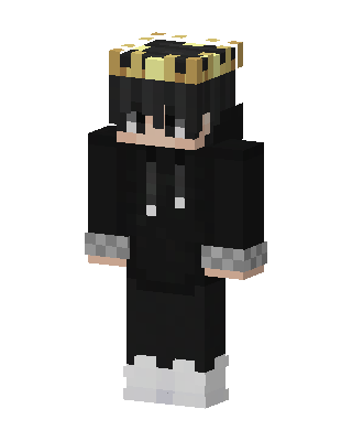Crowned Hoodie Boy Minecraft skin