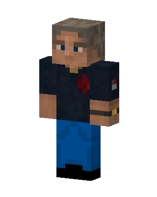 Navy Polo Guy skin, 3D preview