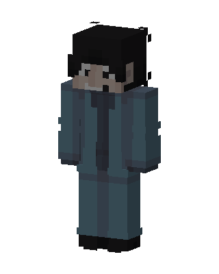 Teal Suit Guy skin, 3D preview