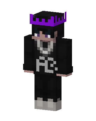 Purple Crown Hoodie Minecraft skin