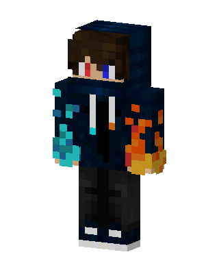 Fire And Ice Minecraft skin