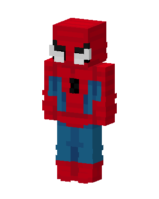 Spider-Man skin, 3D preview