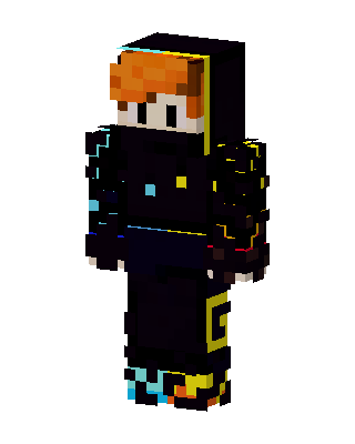 Neon Shadow Minecraft skin