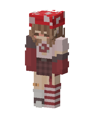 Mushroom Cutie skin, 3D preview