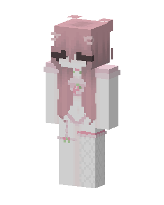 Pink Blossom Minecraft skin