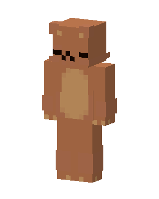 Brown Animal Minecraft cute skin