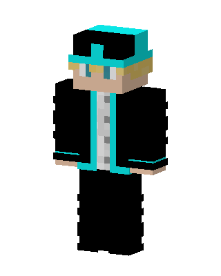 Cyan Cap Jacket Minecraft skin