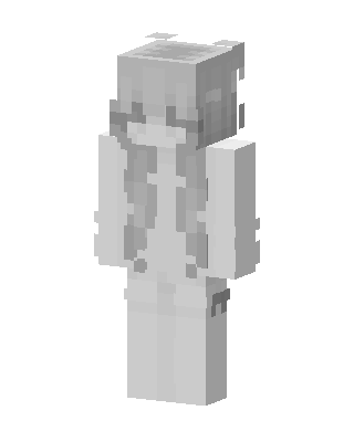 Grayscale Girl Minecraft skin