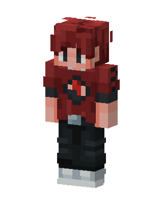 Red Player Boy skin, 3D preview