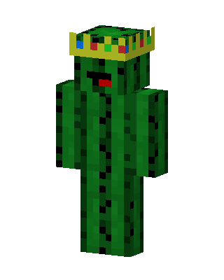 Cactus King skin, 3D preview
