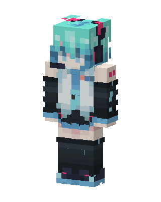 Hatsune Miku skin, 3D preview