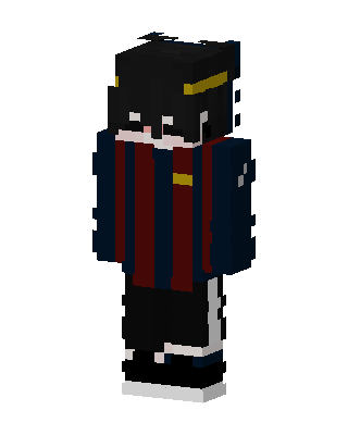Blaugrana Hoodie skin, 3D preview