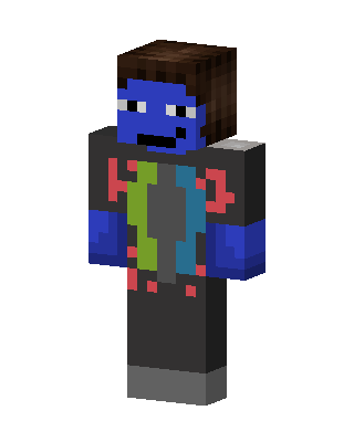 Black Mob Boy skin, 3D preview